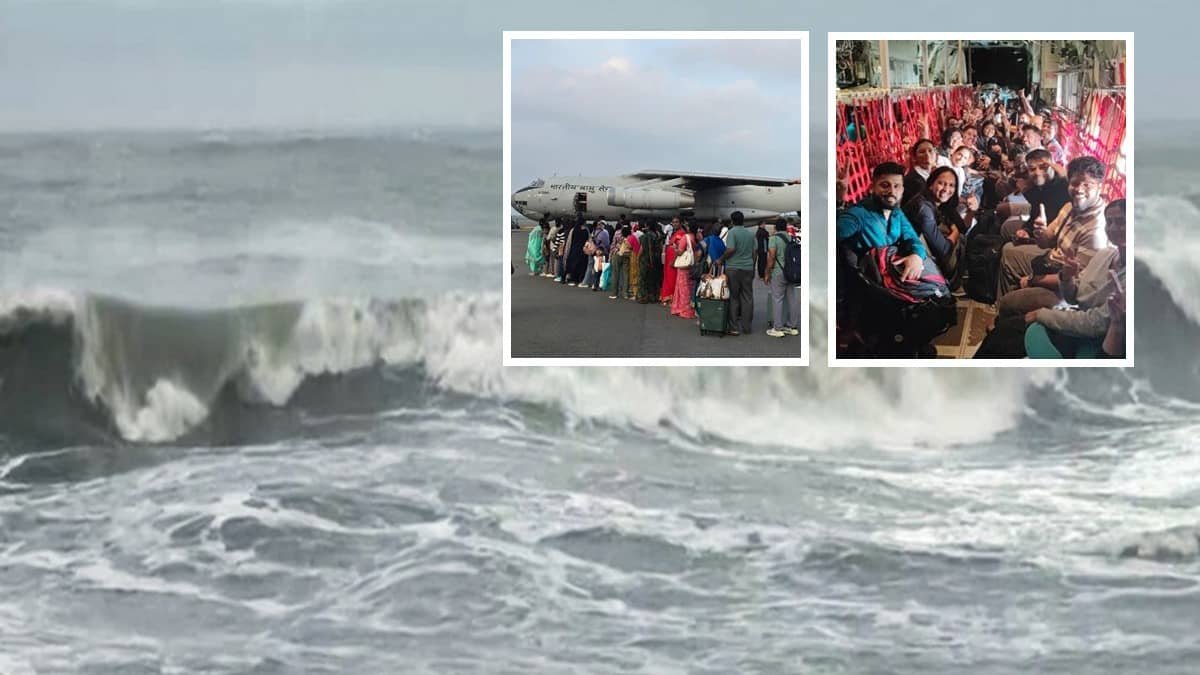 Cyclone Ditwah: 400 Indians Flown Home as IAF Continues Major Evacuation Missions in Devastated Sri Lanka