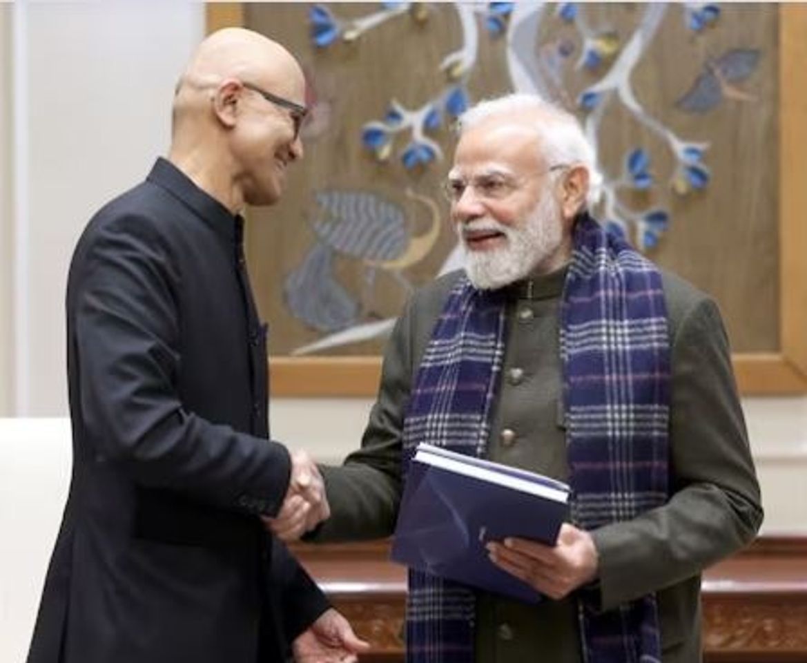 Microsoft announces record $17.5 billion investment in India