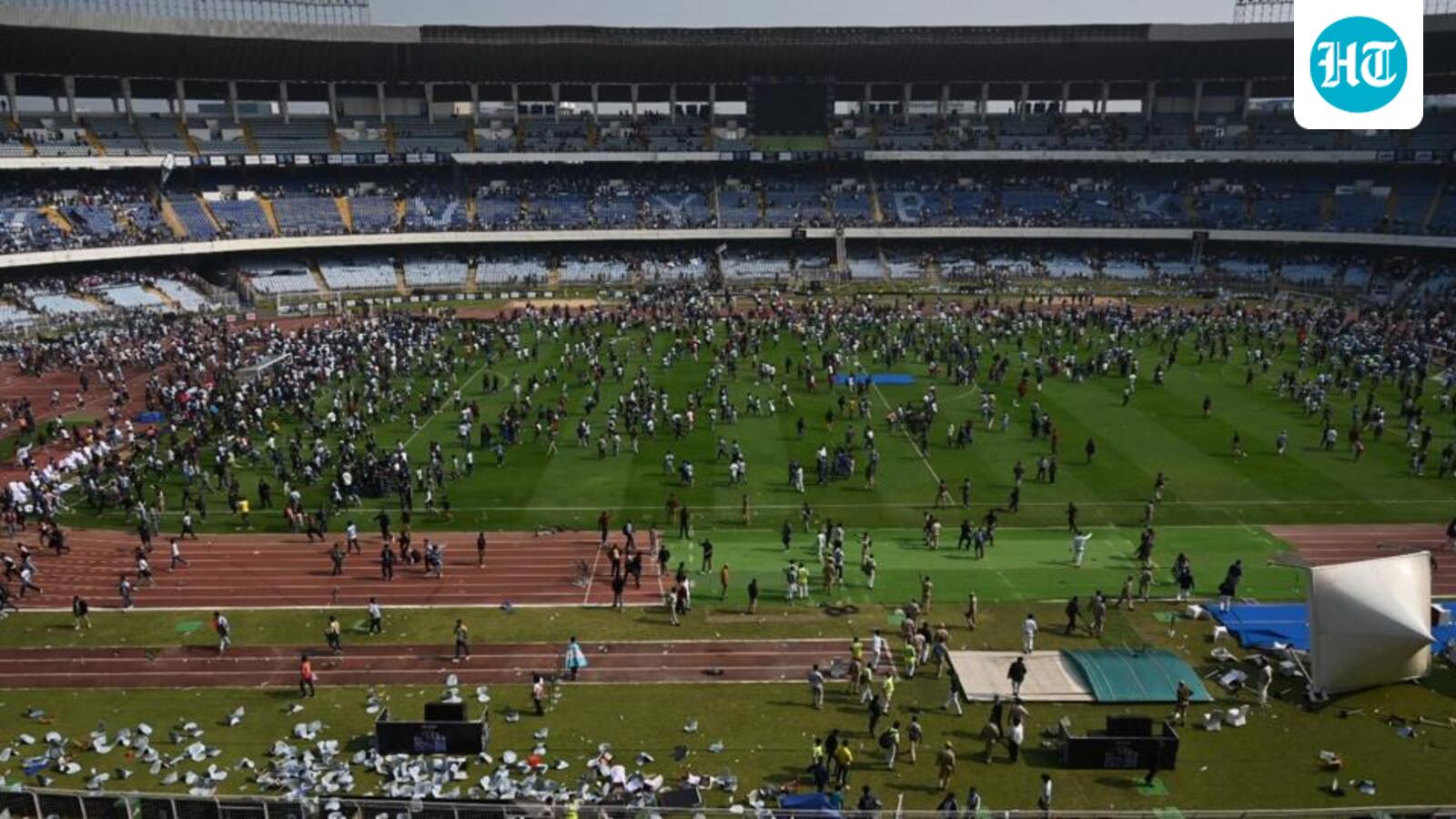 Five held over Kolkata’s Salt Lake stadium rampage during Messi event; PILs seek CBI probe