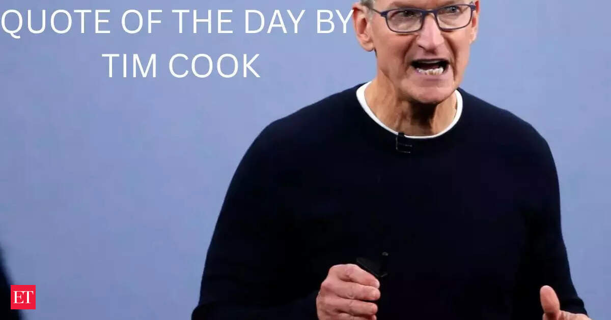 Quote of the Day by Apple CEO Tim Cook: ‘If you embrace that the things you can do are limitless, you can…’