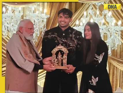 PM Narendra Modi graces Neeraj Chopra and Himani Mor’s grand reception in Delhi; gifts Lord Ram idol