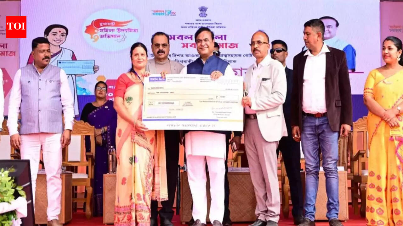 Assam CM Himanta Biswa Sarma launches MMUA cheques distribution in Borkhetri Assembly Constituency