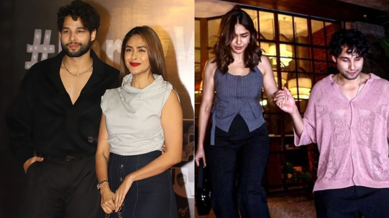 Mrunal Thakur and Siddhant Chaturvedi’s off-screen chemistry drives fans crazy