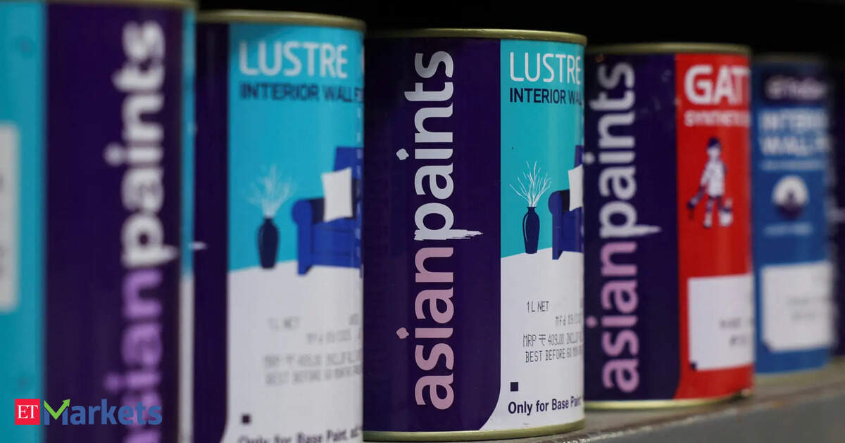 Asian Paints shares tumble 5% after Q3 PAT falls 5% YoY