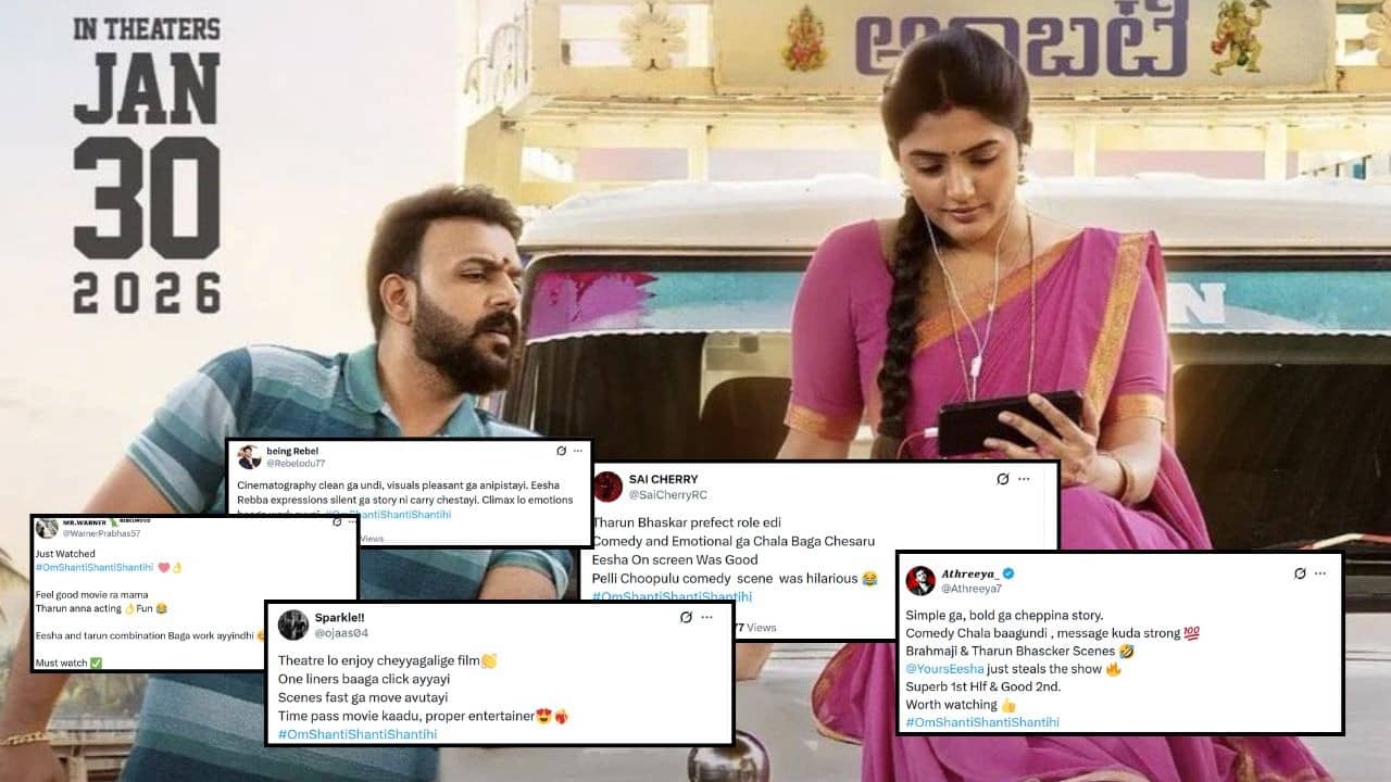 Om Shanti Shanti Shantihi X Review: Netizens Share Verdict Of Tharun Bhascker’s Telugu Remake Of Jaya Jaya Jaya Jaya Hey