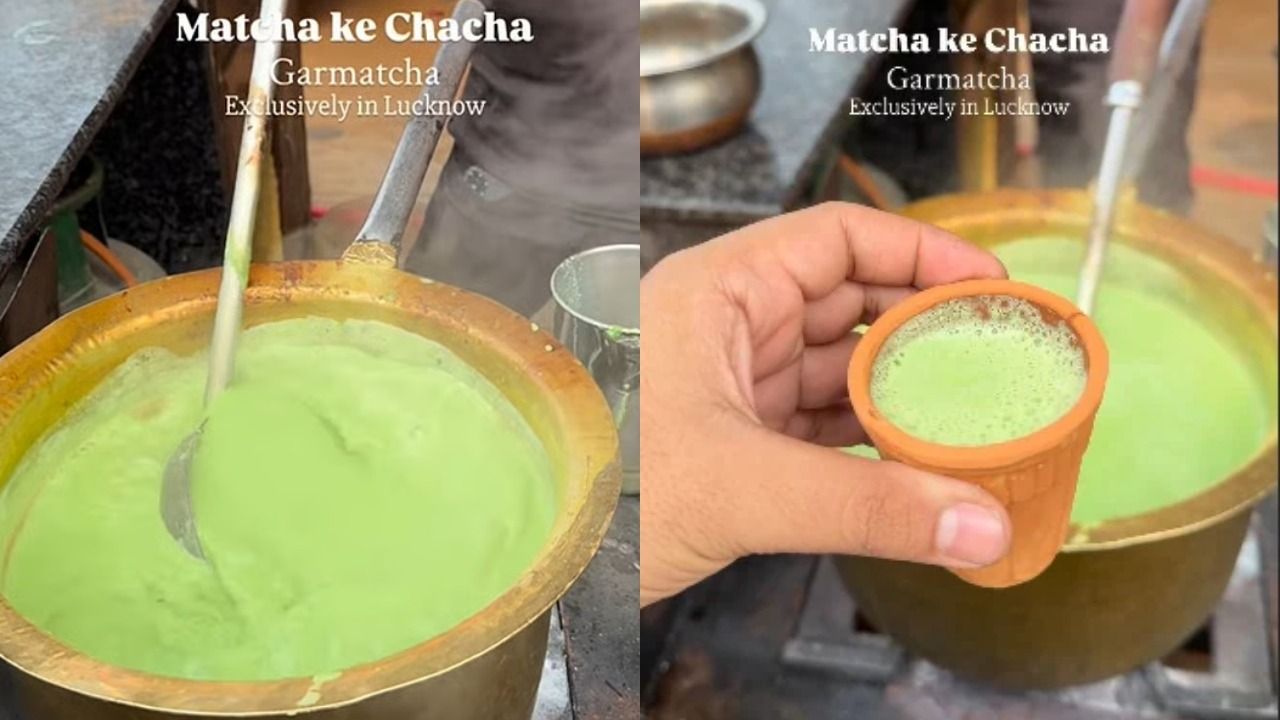 Lucknow’s ‘Garmatcha’ goes viral: Desi street-style matcha divides and delights the internet