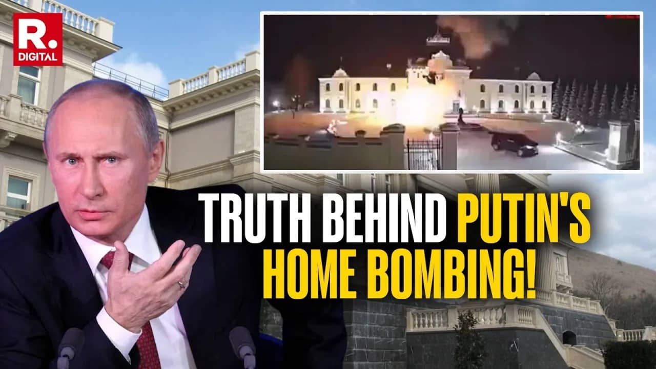 Russia Reveals The ‘Who’ & ‘How’ Behind The Drone Attack On Putin’s House | Ukraine War | Trump