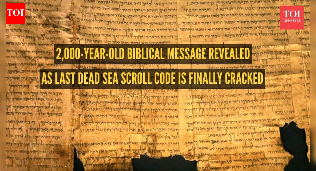 2,000-year-old biblical message revealed as last Dead Sea Scroll code is finally cracked