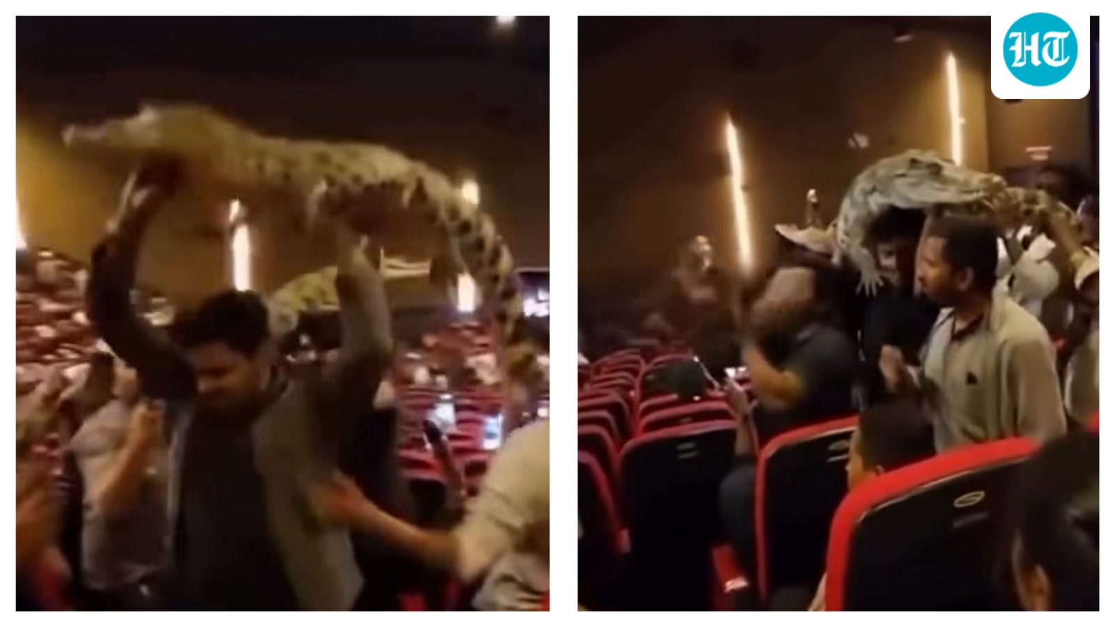 AI videos show fans bringing fake crocodiles into theatres for The Raja Saab release