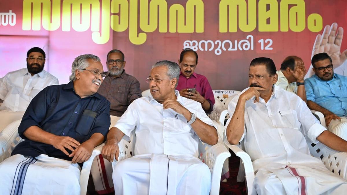 Kerala CM Pinarayi Vijayan leads LDF’s protest against Central policies, calls it ‘fight for survival’