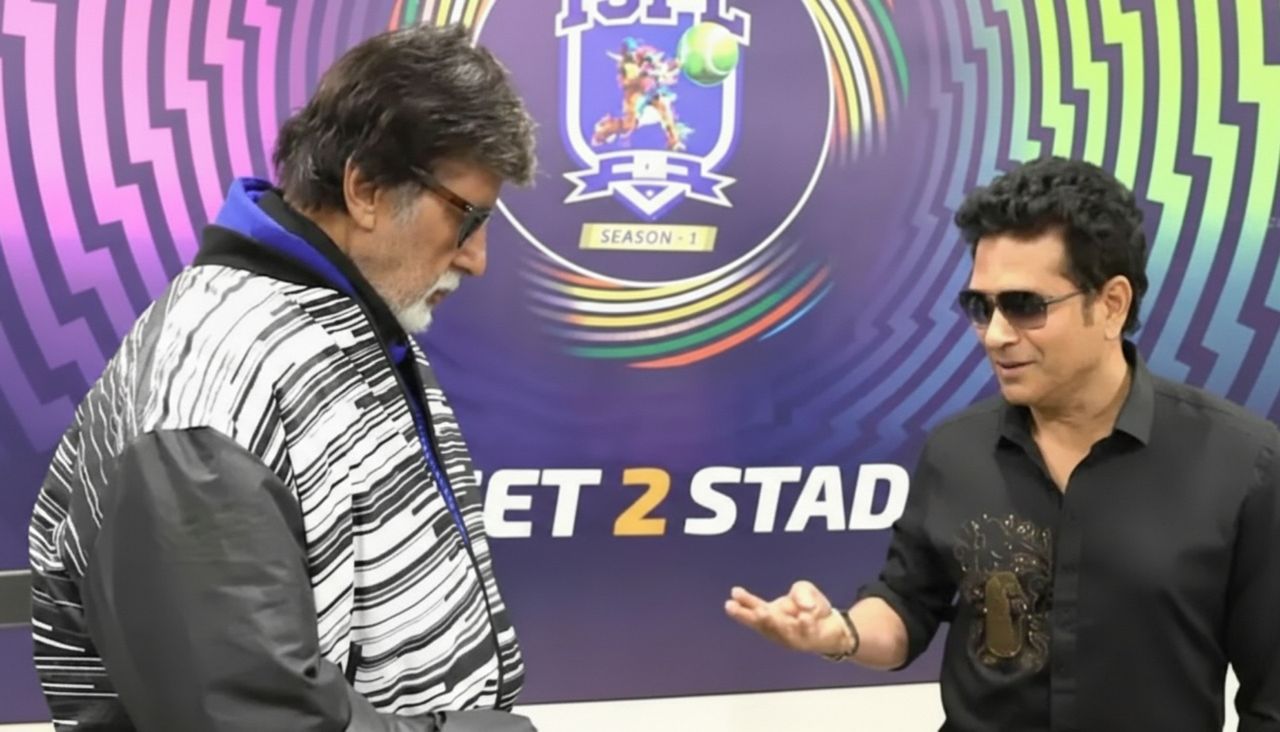 When legends play: Sachin Tendulkar and Amitabh Bachchan’ playful interaction wins hearts