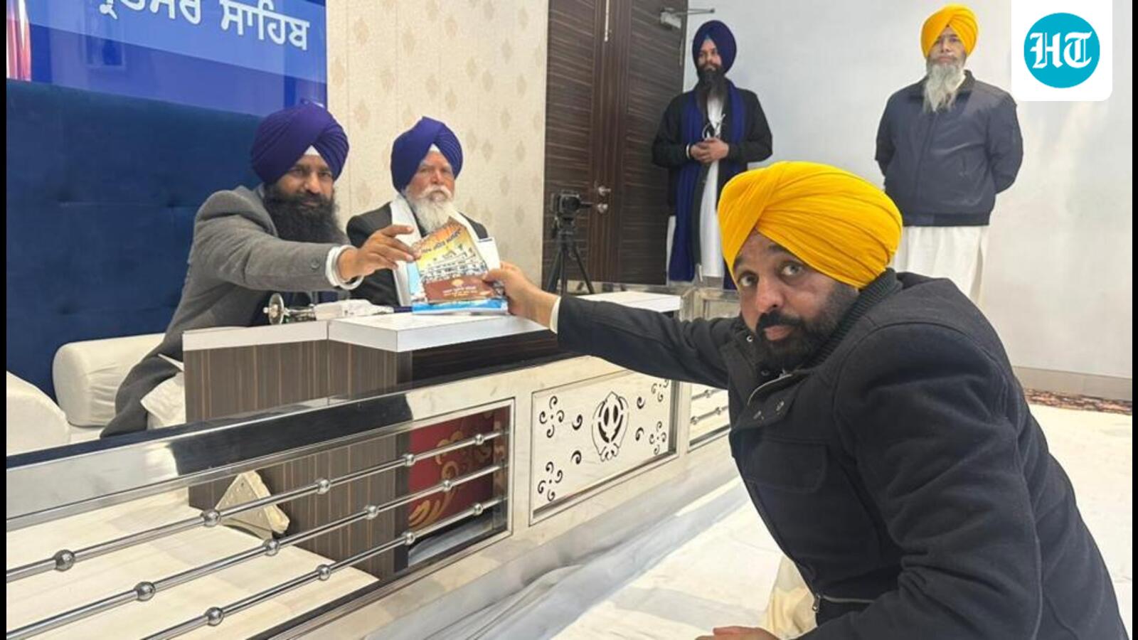 Punjab CM appears before Akal Takht acting jathedar, says viral video doctored