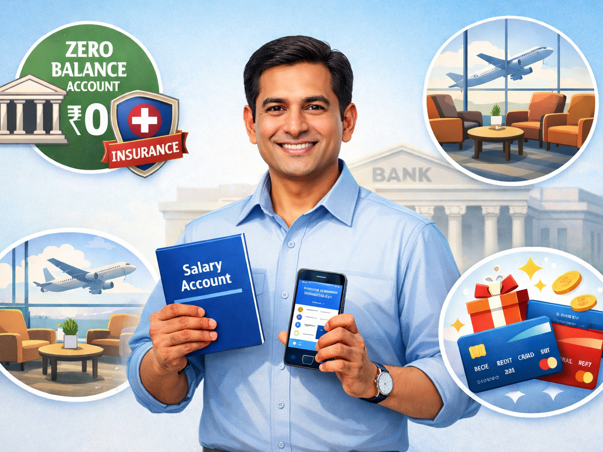 Composite Salary Account for central govt employees: Zero-balance banking, up to Rs 2 cr insurance cover, airport lounge access & other key features