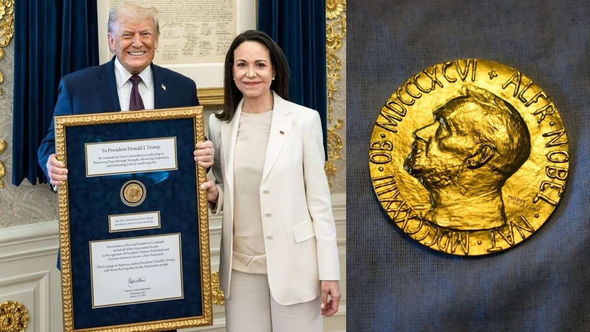 ‘The Prize & the Laureate Are Inseparable’: Nobel Foundation Reacts After 2025 Winner Machado Gives Her Award to Trump