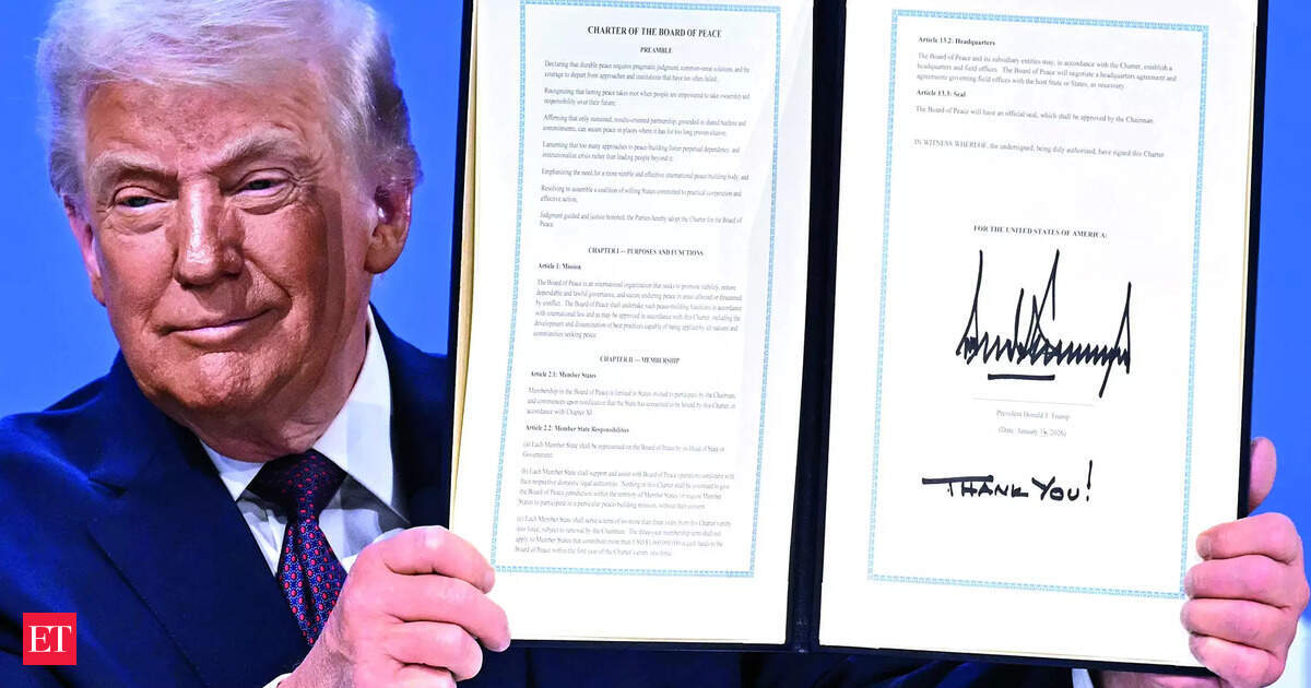 Davos 2026: Trump unveils Board of Peace, sees larger role in new world order