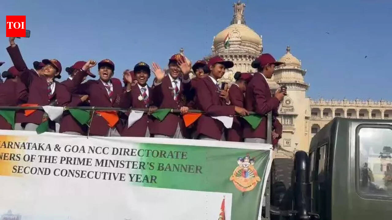 NCC cadets from Republic Day camp welcomed with rally in Bengaluru