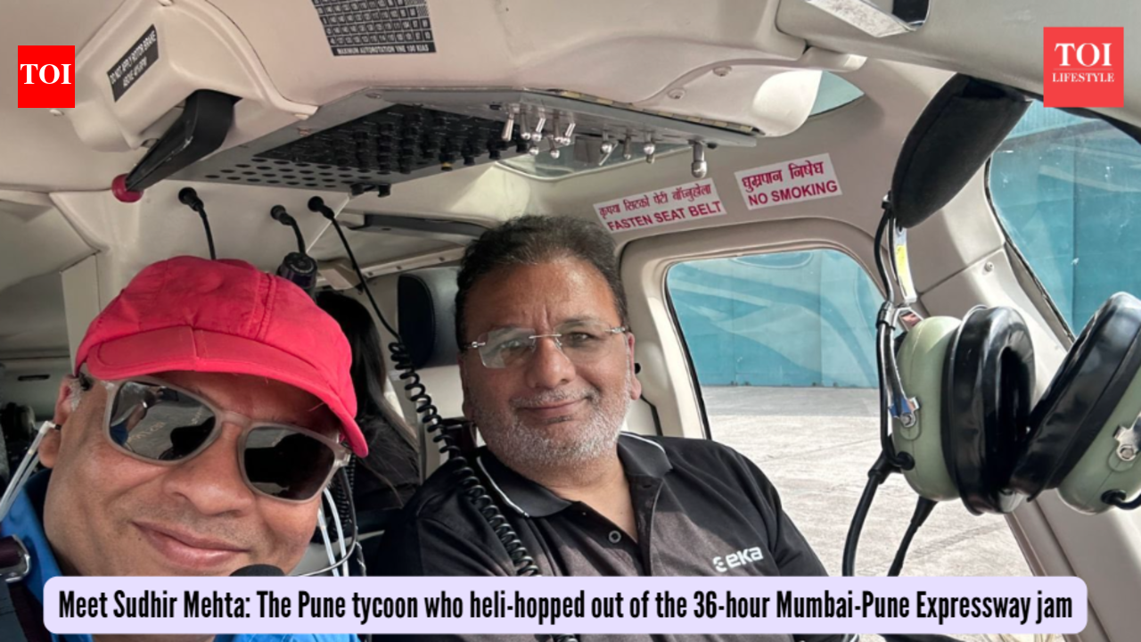 Meet Sudhir Mehta: The Pune tycoon who heli-hopped out of the 36-hour Mumbai-Pune Expressway jam