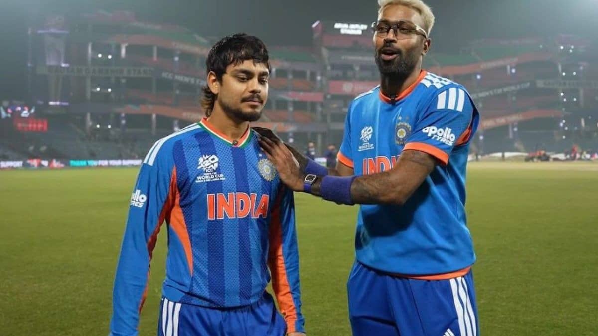 WATCH| Hardik Pandya, Ishan Kishan Share Playful Banter After Dominant Win Against Namibia In T20 World Cup 2026