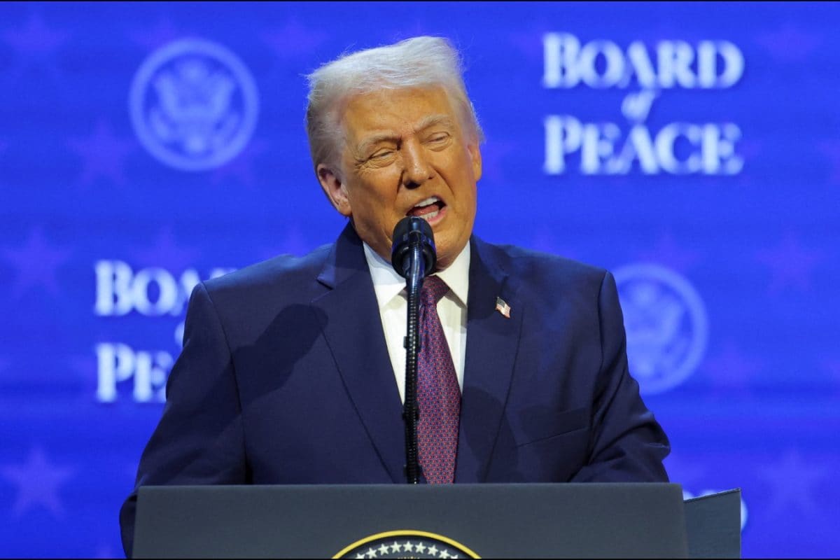 At Board Of Peace Meet, Trump Reasserts Tariff Threat Stopped India-Pakistan War