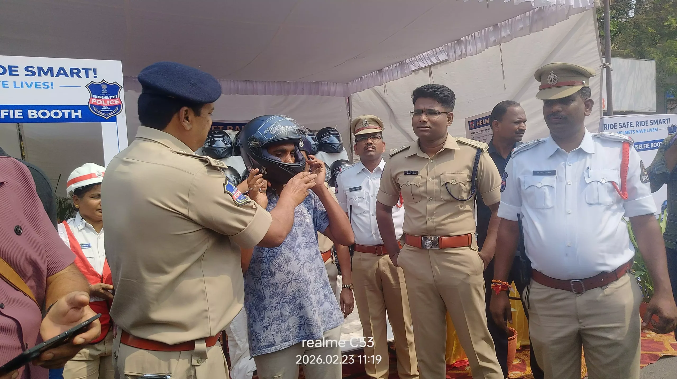 Hyderabad: Borrow A Helmet To Curb Fatality