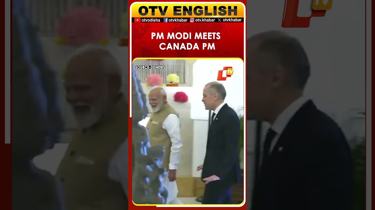 PM Modi Meets Canada PM Mark Carney At Hyderabad House | Delhi