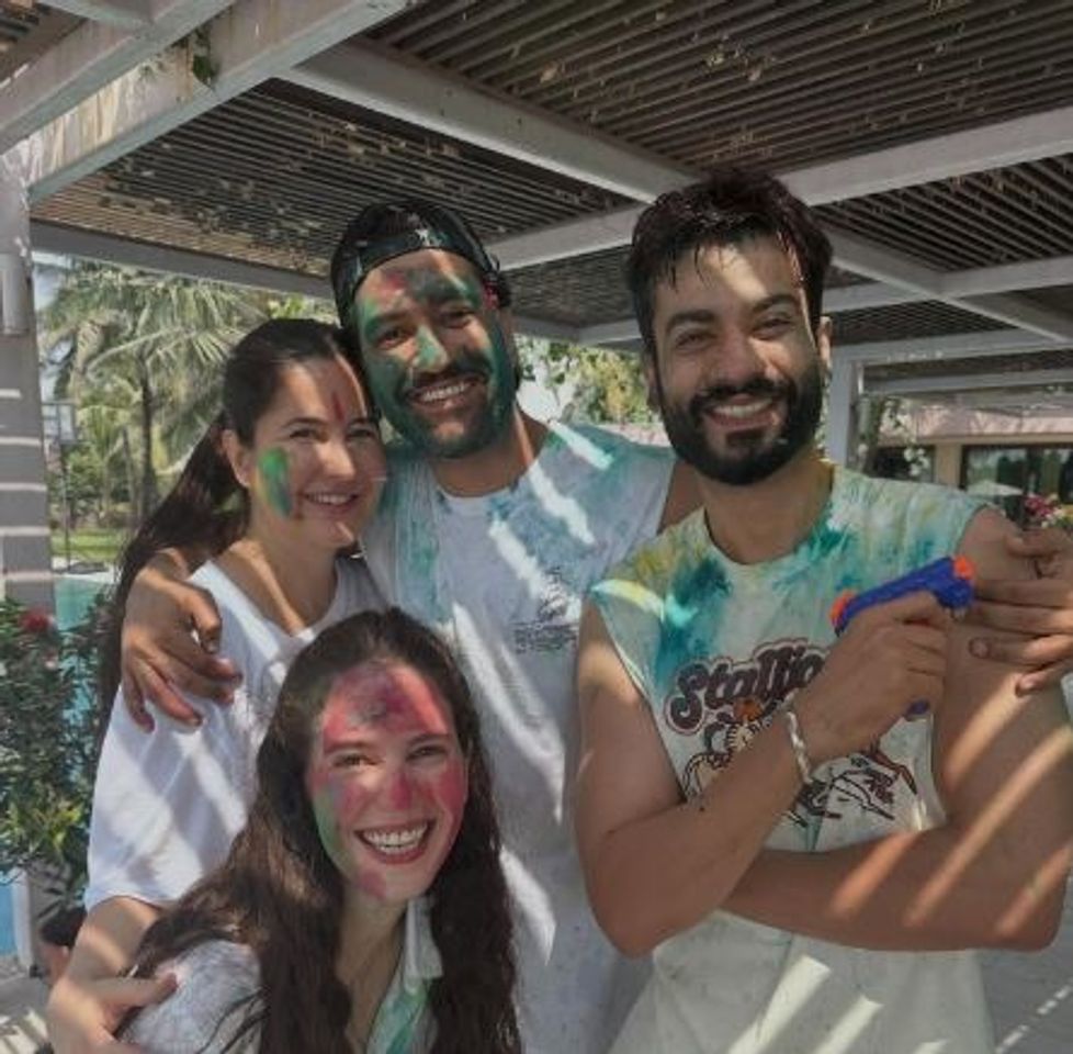 Katrina Kaif celebrates first Holi after baby boy’s arrival, shares adorable family pics