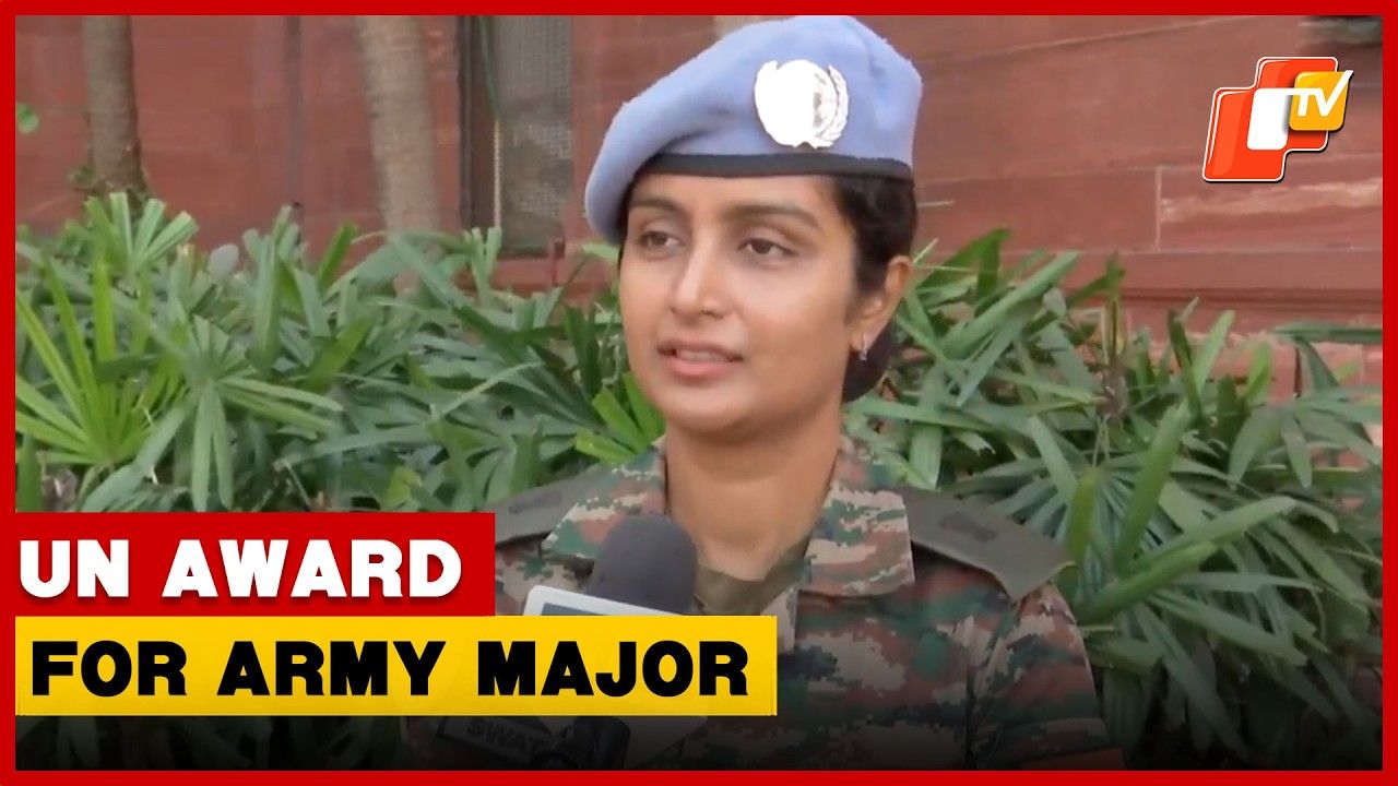 Indian Army Major, Swathi Shantha Kumar, Wins UN Secretary General’s Award 2025 | OTV