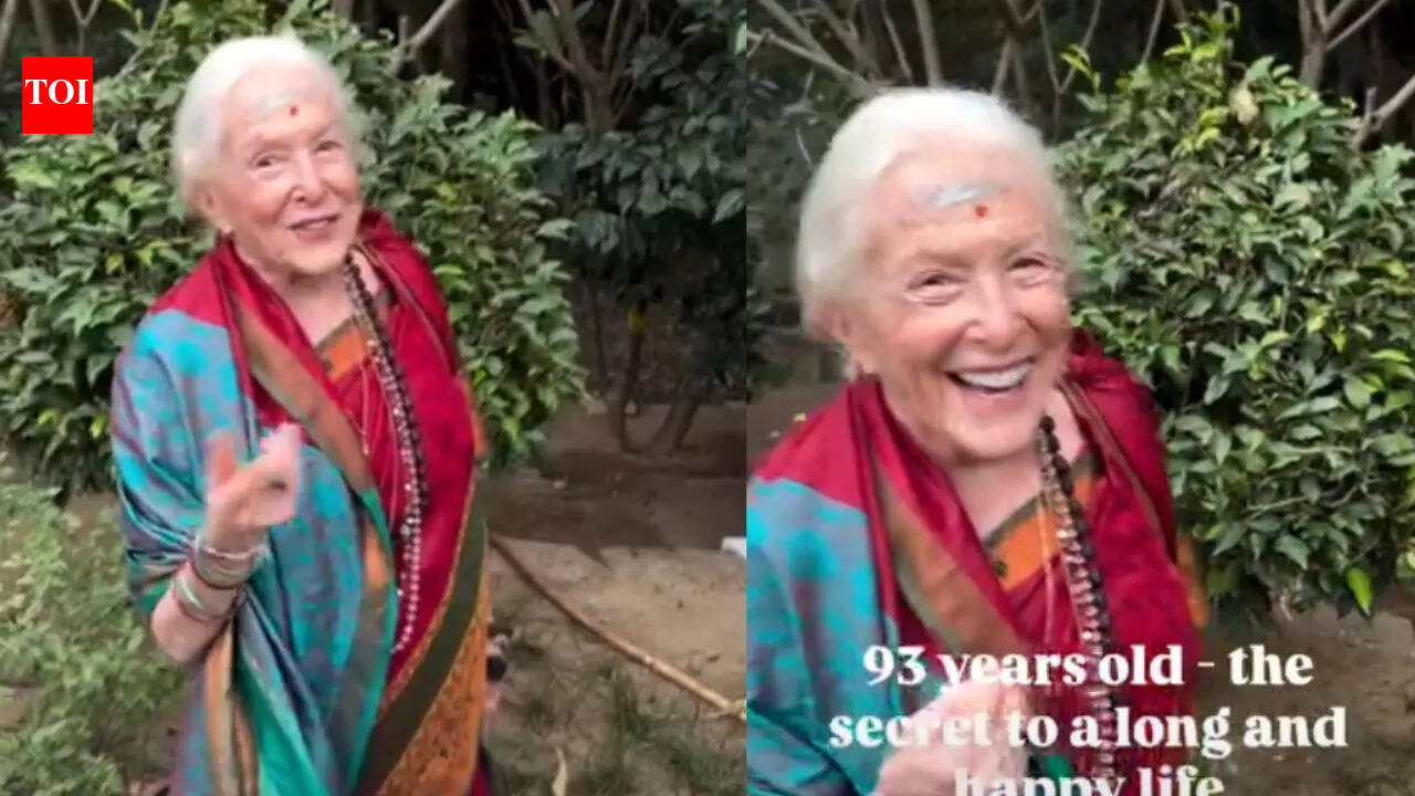 93-year-old American woman shares her shocking secret to health and happiness, leaving social media amazed by her ‘ageing with grace in India’
