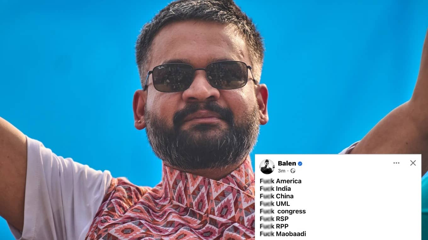 ‘F**k America, India, China…’: Nepal PM Frontrunner Balen Shah’s Offensive 2025 Post Resurfaces