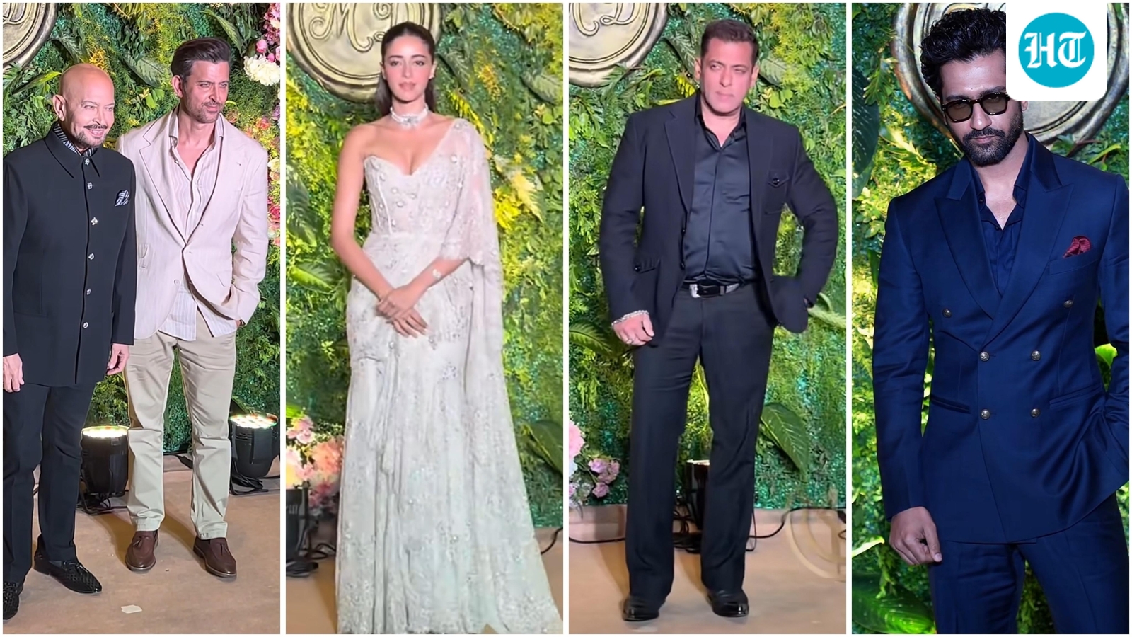 Salman Khan, Hrithik Roshan, Ananya Panday to Vidya Balan; celebs stun at pre-wedding reception in glam ethnic outfits