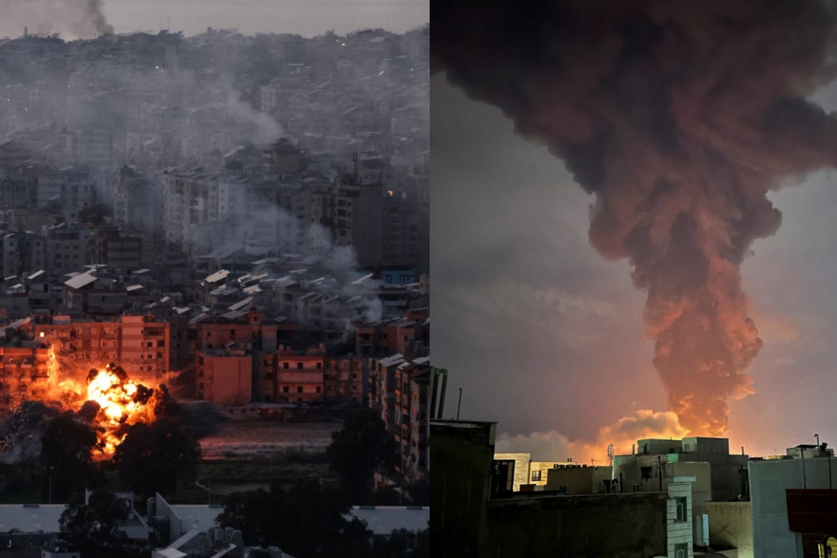 Massive Blaze, Plumes Of Smoke: Israeli Strikes Hit Shahran Oil Depot In Tehran | Visuals