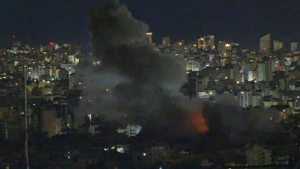 US Iran War News Live Updates: Strike hits Beirut’s southern suburbs after Israeli warning