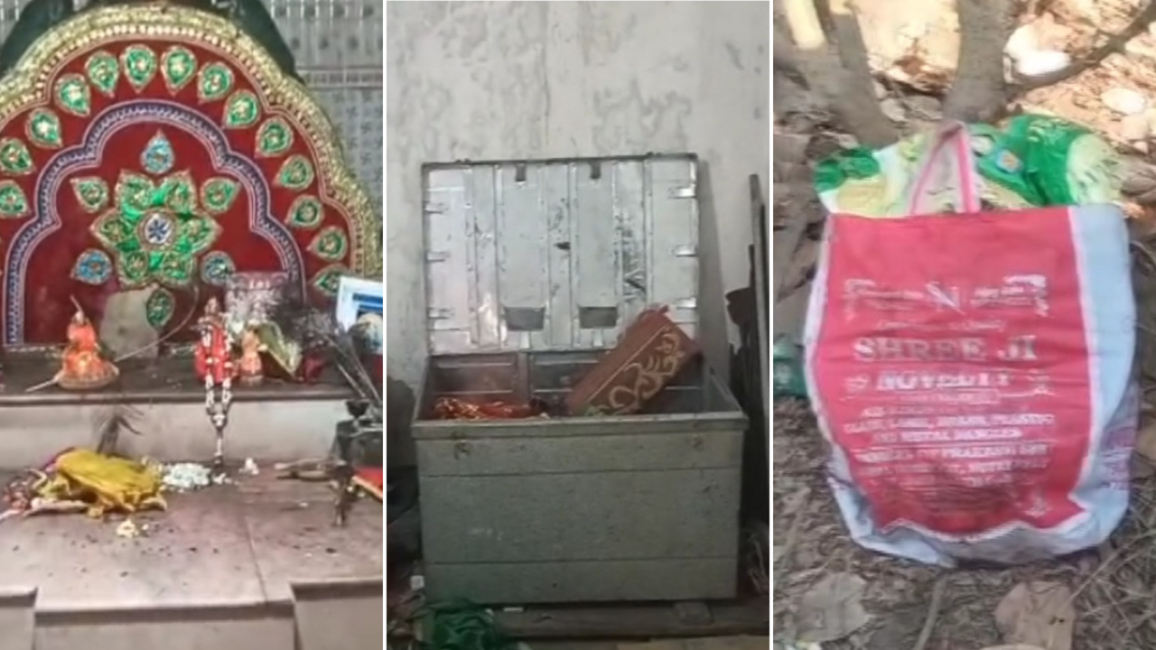 Theft bid at 100-year-old Pipili temple foiled, idols allegedly desecrated; probe underway