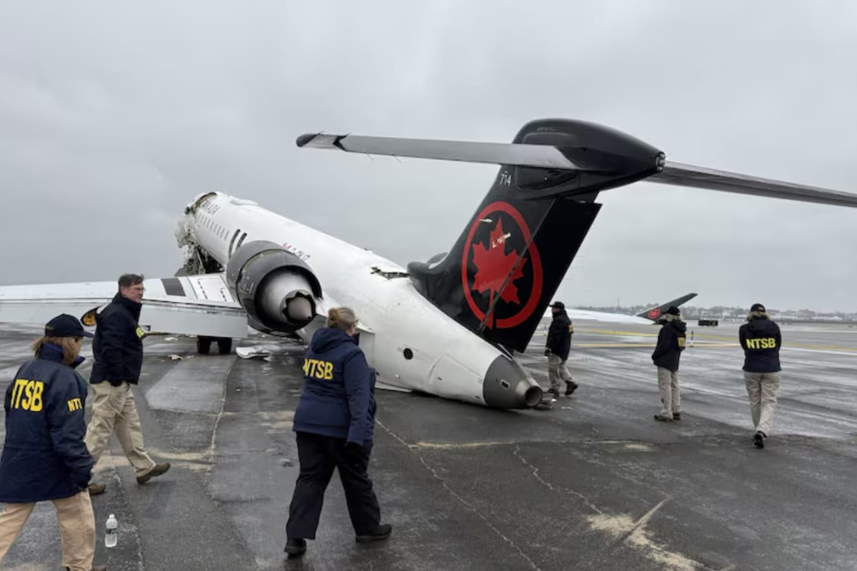 ‘Total Miracle’: Flight Attendant Thrown 330 Feet From Air Canada Plane After Crash Survives