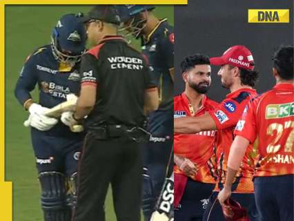 PBKS vs GT: On-field controversy erupts as Umpires stop Rahul Tewatia for not following IPL guidelines; Watch