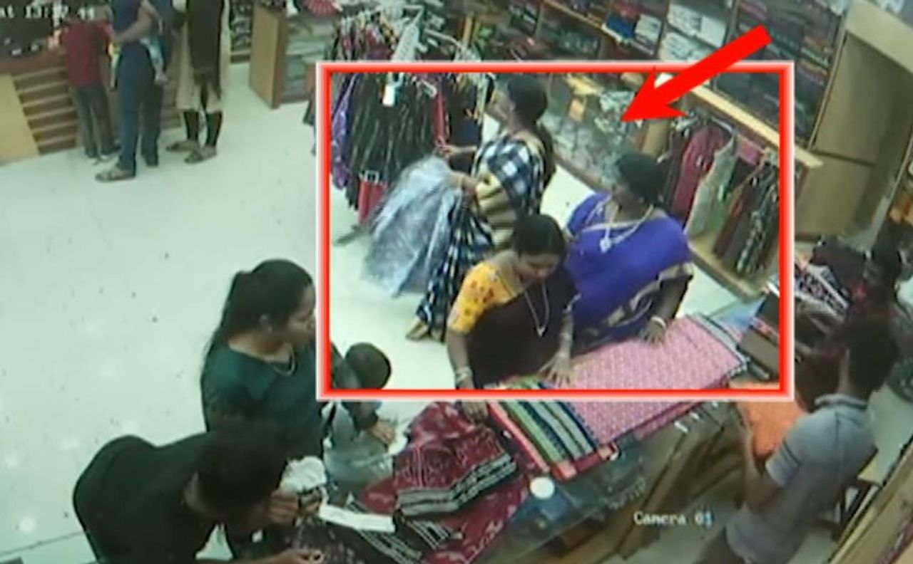 6 women arrive in luxury Innova car, pull off Rs 7L saree theft at Boyanika showroom