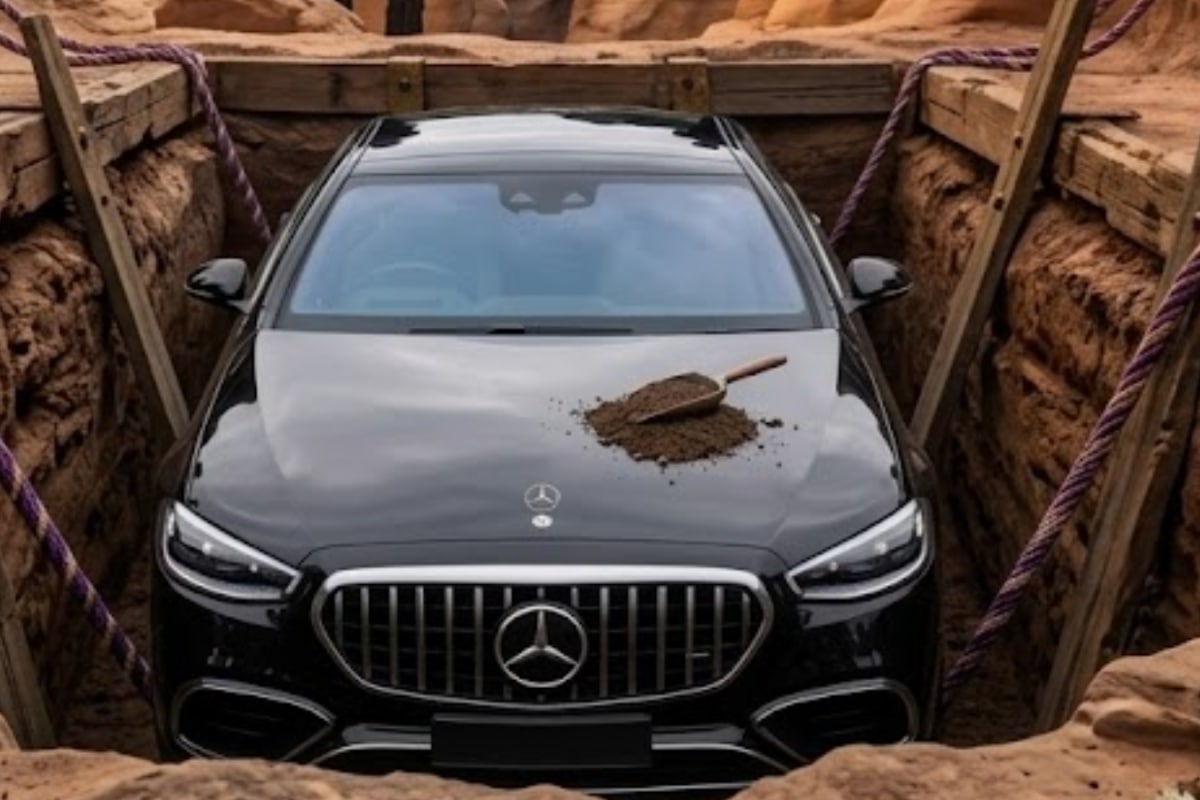 China Family Buries Rs 1.5 Crore Mercedes At Funeral, Sparks Outrage