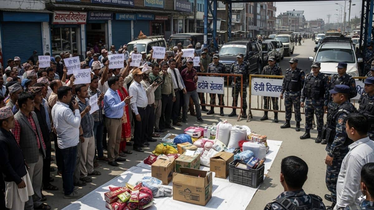 Nepal border protest erupts over tax enforcement on Indian goods above NRS 100