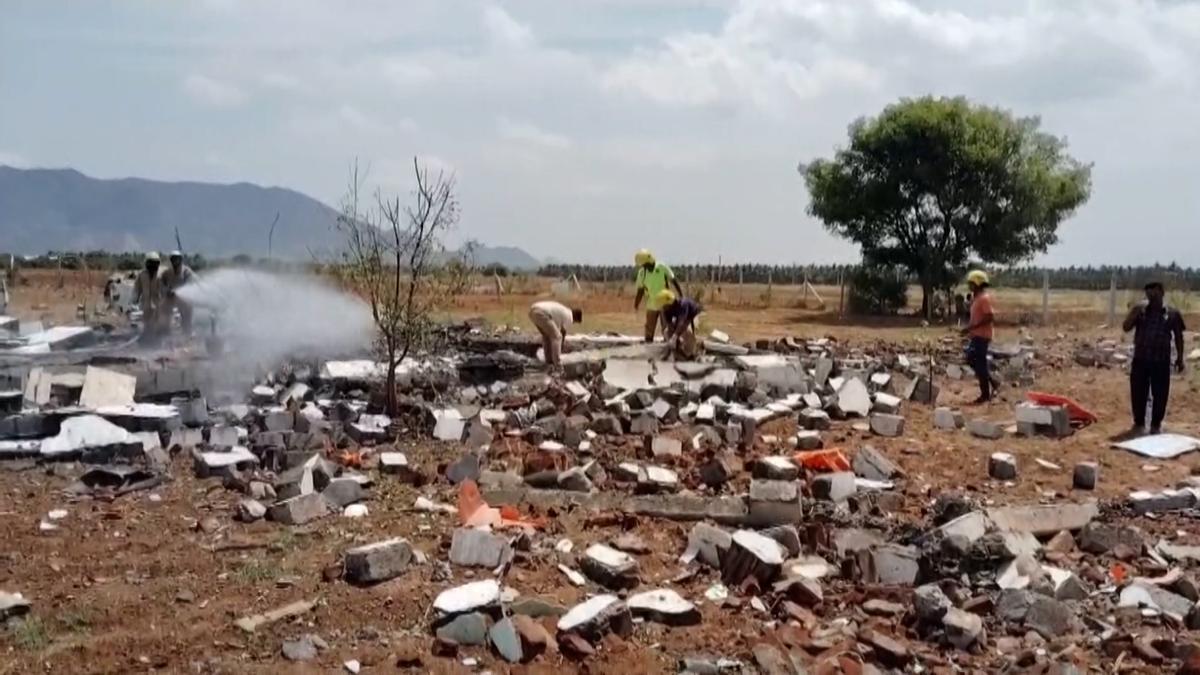 Watch: One dead in firecracker unit explosion in Tamil Nadu’s Theni district