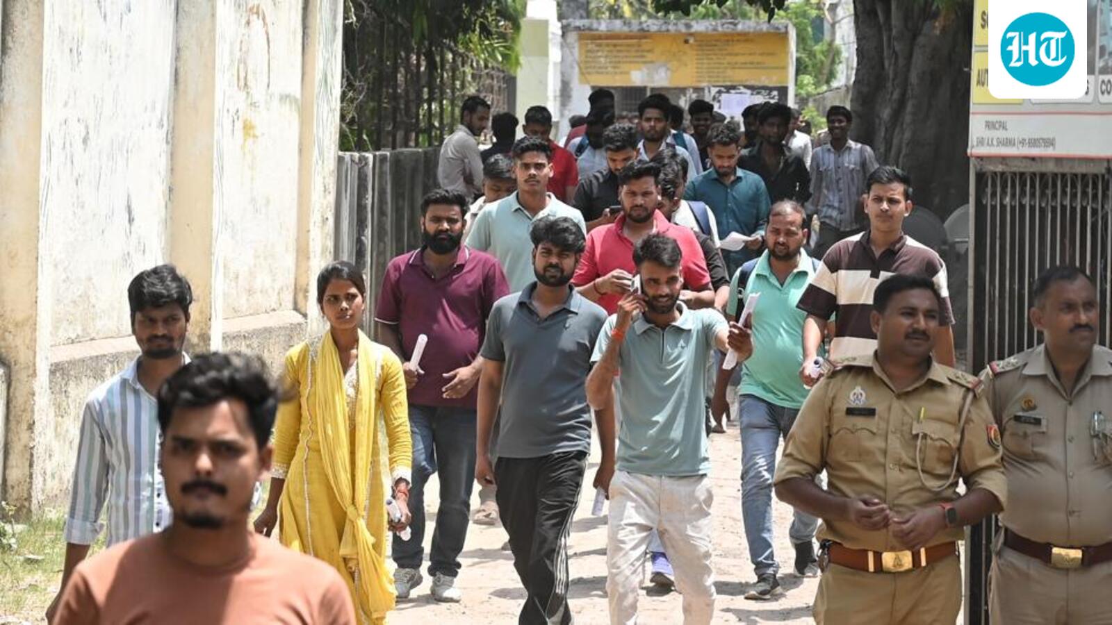 Home Guard exam begins, 75.33% candidates appear on first day in Uttar Pradesh