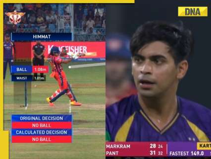 Why was Kartik Tyagi allowed to complete the 20th over after two beamers in KKR vs LSG?