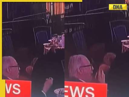 Viral Video: Amid shooting panic at Correspondents’ Dinner, one attendee calmly continues eating salad