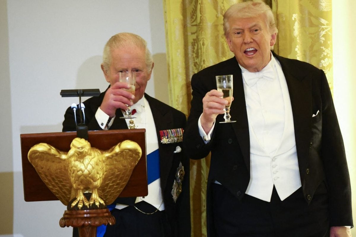 ‘You’d Be Speaking French’: King Charles Roasts Trump At State Dinner | Watch