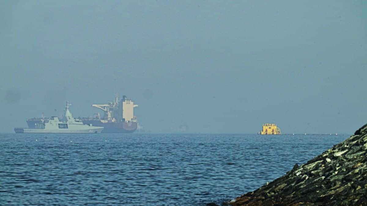 A cargo ship attacked near Strait of Hormuz as tensions persist despite fragile ceasefire
