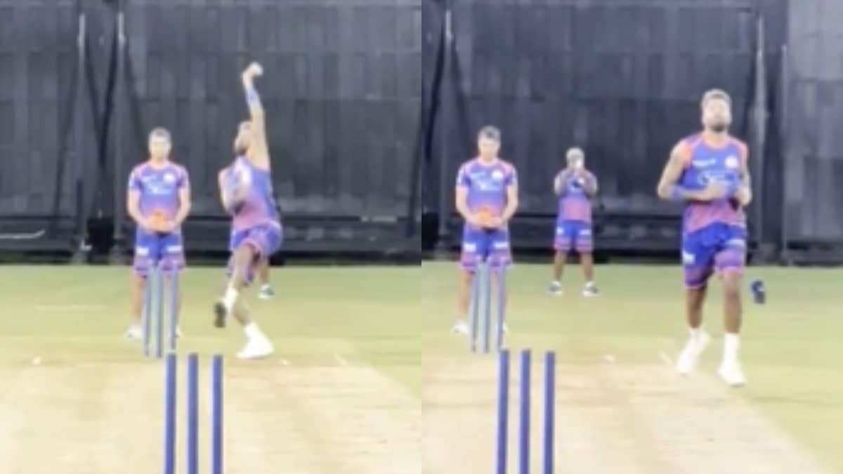 WATCH | Hardik Pandya Comeback on Cards? MI’s Regular Captain Starts Bowling Ahead of IPL 2026 Match vs KKR