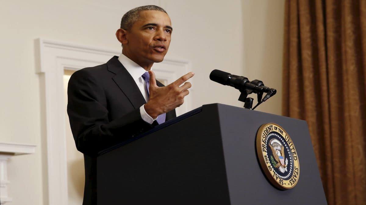 ‘We got 97% of their uranium out’: Obama says 2015 Iran deal was secured ‘without firing a missile’